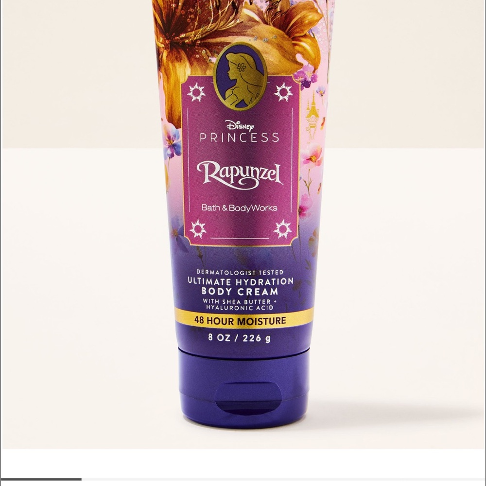 Bath & Body Works Disney Princess Rapunzel Purple & Pink Body Cream
